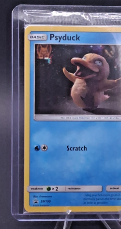 Pokemon PSYDUCK SM199 Black Star Promo SEALED Holo Detective Pikachu TCG NM - Image 3