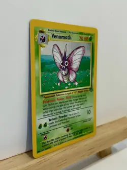 Venemoth Holo Jungle Base Set Unlimited 13/64 Pokemon Card - Image 5