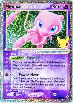 Mew 88/92 Celebrations HOLO BLEED ERROR Pokemon TCG 2021 Classic Collection NM - Image 1