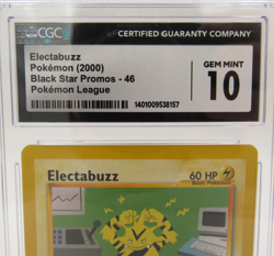 Pokemon Gem Mint 10 Electabuzz 2000 Black Star Promo 46 League CGC Graded Card - Image 3