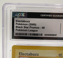 Pokemon Gem Mint 10 Electabuzz 2000 Black Star Promo 46 League CGC Graded Card - Image 4
