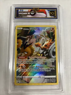 2023 Pokemon Galarian Zapdos Promo #swsh283 HGC 10 Gold Label (sb4) - Image 1