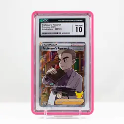 Pokemon Professor's Research #024 Full Art Trainer CGC 10 - Image 1