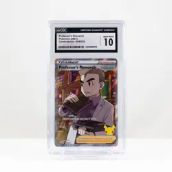 Pokemon Professor's Research #024 Full Art Trainer CGC 10 - Image 2