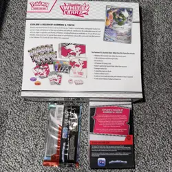Pokemon Scarlet & Violet White Flare Etb & Booster Bundle Factory Sealed Journey - Image 2