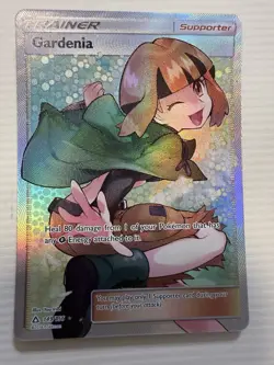 Pokemon TCG Ultra Prism Trainer Supporter Ultra Rare Full Art Gardenia 149/156 - Image 1