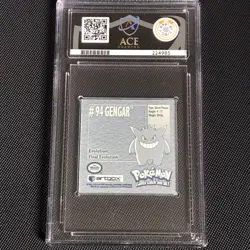 Gengar #94 • 1999 Artbox Pokemon Stickers Series 1 • ACE 7 Graded Slab - Image 2