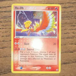 Pokemon Ho-Oh EX Unseen Forces 27/115 Cosmos Holo Exclusive Card English - Image 1