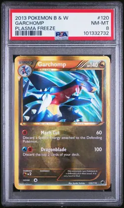 Pokemon Garchomp 120/116 PSA 8 NM-MINT - Plasma Freeze Holo 2013 Secret Rare! - Image 1
