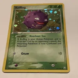 Koffing Stamped Reverse Holo Pokemon Tcg Ex Team Rocket Returns 61/109 - Image 1