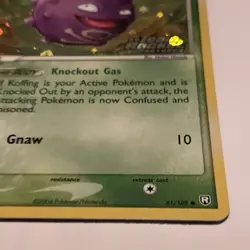 Koffing Stamped Reverse Holo Pokemon Tcg Ex Team Rocket Returns 61/109 - Image 3