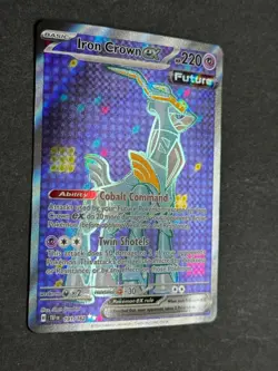 Iron Crown 191/162 Temporal Forces Full Art Ultra Rare Pokemon TCG NM/MINT - Image 4