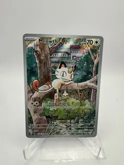 Pokemon TCG Meowth Phantasmal Flames 106/094 Illustration Rare - Image 1