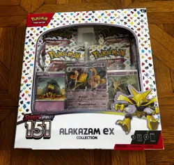Pokemon Alakazam EX TCG Scarlet and Violet 151 Collection - Image 1
