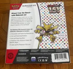 Pokemon Alakazam EX TCG Scarlet and Violet 151 Collection - Image 2