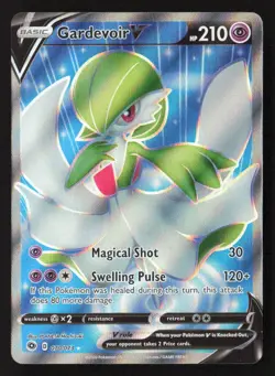 Gardevoir V (Full Art) Ultra Rare Holo CHP 70/73 NM Pokemon TCG - Image 1