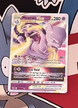 Mewtwo VSTAR 031/078 Pokemon GO Holo Pokemon TCG - Image 3