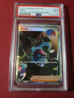 Penny PSA 9 Paldea Fates 2024 Pokemon English #239 Special Illustration Rare - Image 5