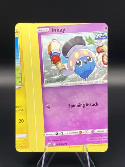 **Error/miscut** Inkay 069/198 Common Sword & Shield: Chilling Reign Pokemon - Image 1