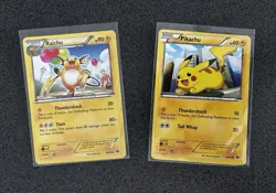 Pikachu 39/99 & Raichu 40/99 Next Destinies Common Pokemon TCG LP GC Lot - Image 1