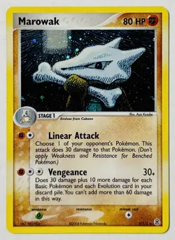 2004 Pokemon EX 7/112 Marowak Holo Rare FireRed & LeafGreen Mint !! - Image 1