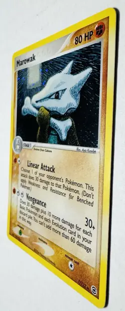 2004 Pokemon EX 7/112 Marowak Holo Rare FireRed & LeafGreen Mint !! - Image 3