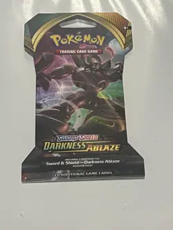 Pokemon Sword & Shield Darkness Ablaze Booster Sleeves - SWSH038 - Image 1