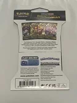Pokemon Sword & Shield Darkness Ablaze Booster Sleeves - SWSH038 - Image 3