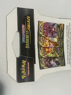 Pokemon Sword & Shield Darkness Ablaze Booster Sleeves - SWSH038 - Image 4