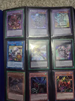 Yu-Gi-Oh Assorted Cards Binder. Destiny Hero Destroyer Phoenix Enforcer And More - Image 1