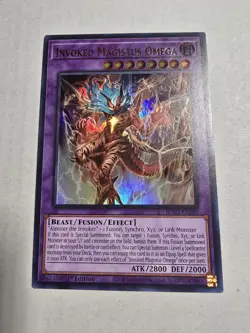 Invoked Magistus Omega 1st Edition Ultra Rare BPRO-EN100 Yu-Gi-Oh! - Image 1
