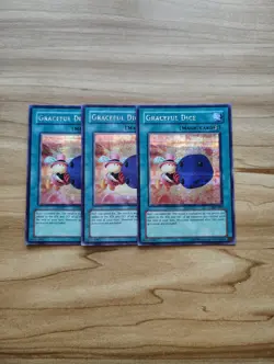 Yu-Gi-Oh! - Graceful Dice 3X - Prismatic Secret Rare / Holo - Full Playset - Image 1