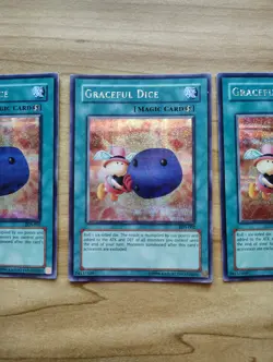 Yu-Gi-Oh! - Graceful Dice 3X - Prismatic Secret Rare / Holo - Full Playset - Image 4