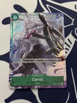 Carrot EB04-013 SR Alternate Art - One Piece TCG OP14 The Azure Sea’s Seven - Image 1
