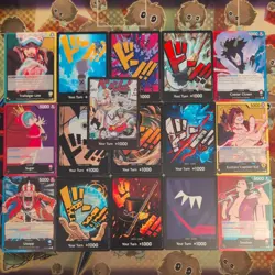 One Piece Don!! 10 Card Alt Art Bundle B Inc. 1 Foil + OP10 Std Leader set Mint - Image 1