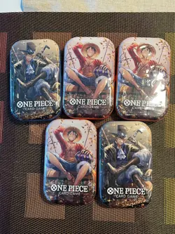 (5) Bandai One Piece Card Game Tin Vol.2 OP-13 - Sealed Lot of 5 - Image 1