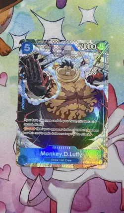 One Piece TCG Monkey.D.Luffy OP11-058 Carrying On His Will OP13 Treasure Rare TR - Image 1