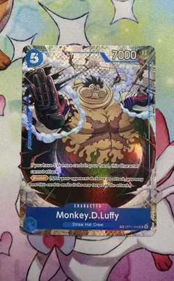 One Piece TCG Monkey.D.Luffy OP11-058 Carrying On His Will OP13 Treasure Rare TR - Image 2