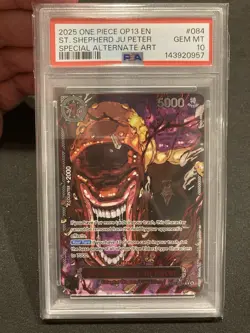 2025 One Piece Carrying On His Will Special Alt Art St. Shepherd Ju Peter PSA 10 - Image 1