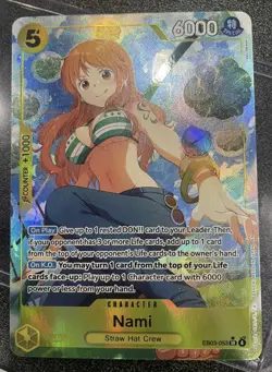 Nami (Alt Art) EB03-053 SR ONE PIECE Heroines Edition ONE PIECE Card English - Image 1