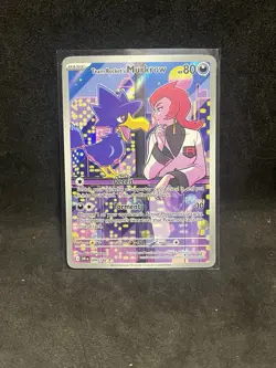 Pokemon Destined Rivals Team Rocket’s Murkrow Illustration Rare Card 200/182 - Image 1
