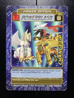 Change up Option BO-305 Digimon Digi-battle Series 6 Bandai Trading Card - Rare - Image 1