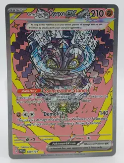 Pokemon Card Cornerstone Mask Ogerpon ex 160/131 Special Illustration Rare PRE - Image 1