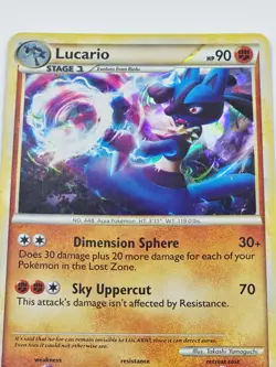 Call of Legends #14/95 Lucario Cracked Ice Holo Pokemon TCG Card - Image 3