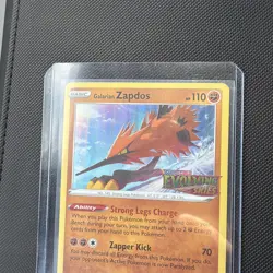Galatians Zapdos SWSH124 Sword & Shield Promo Cards Stamped Pokemon Card - Image 2