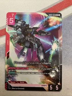 Providence Gundam - GD03-033 LR Gundam Card Game - Near Mint/Mint - Image 1