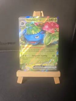 Venusaur ex 001/142 Sv07: Stellar Crown Ultra Rare Holo Pokemon Card NM - Image 1