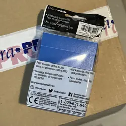 Qty 7 Ultra PRO Deck Box Pacific Blue Pokemon YuGiOh MTG TCG 80 Sleeved Cards AI - Image 3