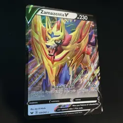 Lot Of 1 Zamazenta V 139/202 Star Promo Pokemon Giant Oversized Jumbo Card - Image 1