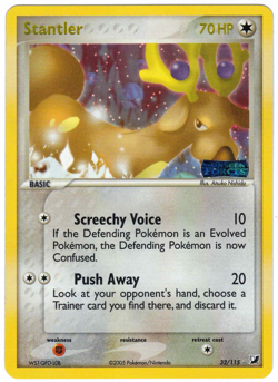 Stantler 32/115 EX Unseen Forces Reverse Holo Rare Pokemon Card - Image 1